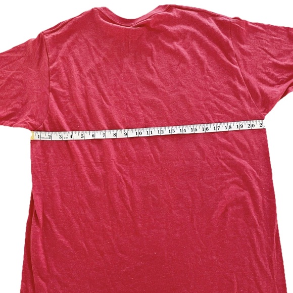Well Worn Los Angeles #1 Dad Red Heather T-Shirt Men’s Size Large L - Picture 4 of 5